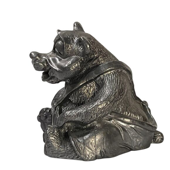 Disney Big Al Country Bear Jamboree Metal Figurine Disneyland 1974 Signed Heavy - Picture 3 of 12